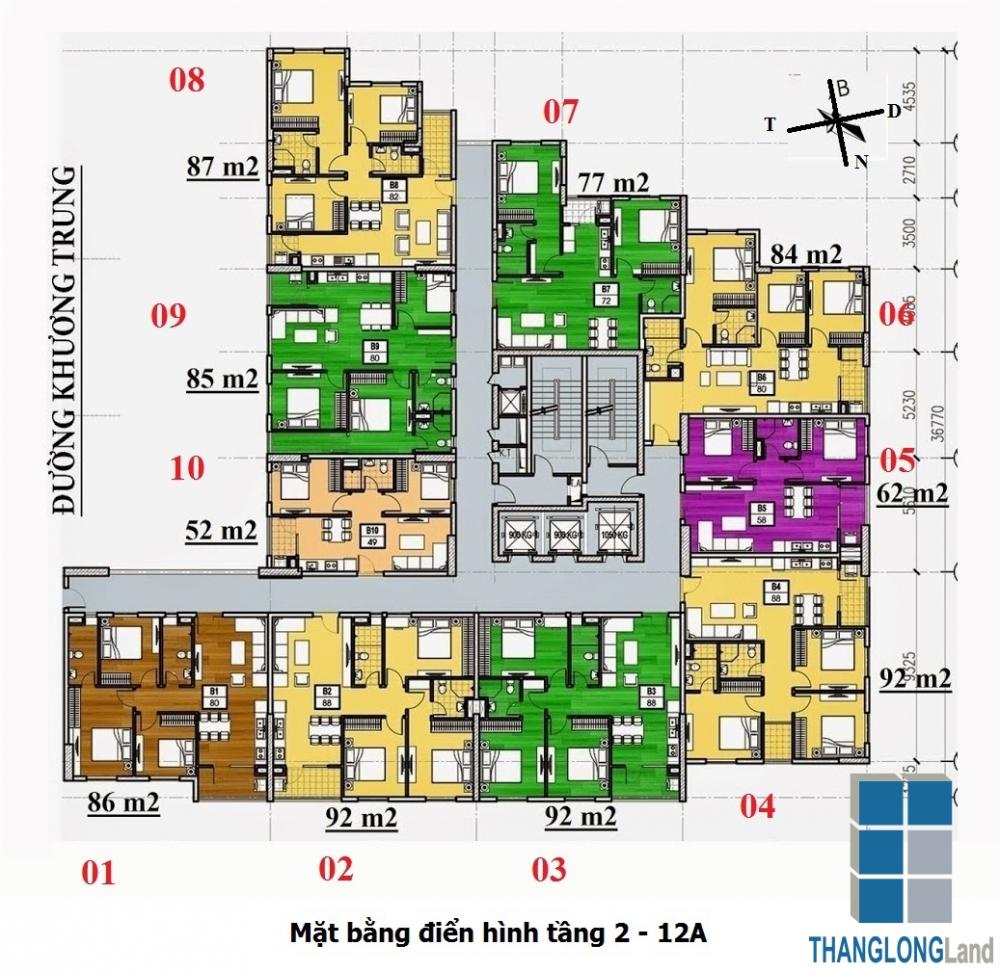 Cho thuê chung cư 283 Khương Trung, với giá 6tr/ tháng. Liên hệ 0123.412.5011/0962.543.992 448708