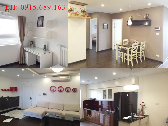 Cho thuê căn hộ tại chung cư 102 Thái Thịnh 75m2, 2PN, giá 10 triệu/tháng 537510
