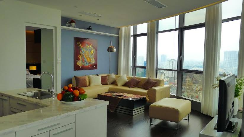 Cho thuê căn hộ chung cư Eurowindow 27 Trần Duy Hưng, 2 phòng ngủ, đủ đồ, giá 18.13 triệu/tháng 551928