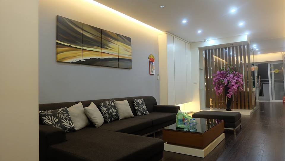 Cho thuê CHCC 165 Thái Hà, 158m2, 3 phòng ngủ, nội thất thiết kế đẹp 13tr/tháng LH: 0918441990 563546