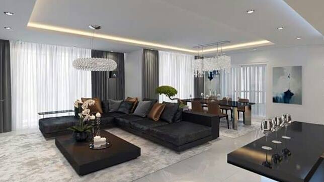 Cho thuê căn hộ chung cư 57 Láng Hạ, 200m2, 4 phòng ngủ đủ nội thất đẹp (sang trọng lịch lãm) 623926