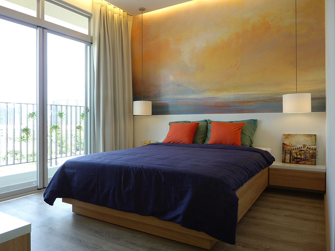 Cho thuê căn hộ tòa nhà 28 tầng Hancorp Plaza, 98m2, 2PN, full đồ, giá 12 tr/th
 663011