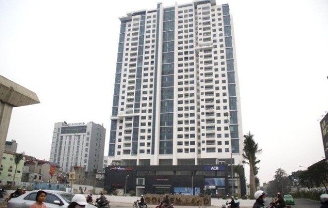 Cho thuê chung cư Golden Land Hoàng Huy, 111m2, 2 phòng ngủ, nội thất cơ bản, giá 11 triệu/tháng 696145