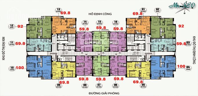 Bán lỗ tầng cao chung cư CT36 Định Công, S=59.8m2 vào ở luôn chỉ 1,45 tỷ. lh 0934542259.
 698733
