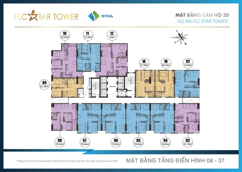 Cho thuê các căn hộ tại FLC Star Tower, 418 Quang Trung, Hà Đông 712568