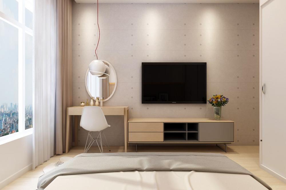 Cho thuê căn hộ chung cư Hòa Bình Green City, 108m2, thiết kế 3 phòng ngủ, 2WC, nội thất đầy đủ 803505