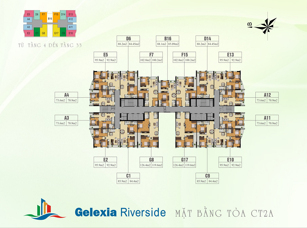 Chúng tôi hiện có các căn chuyển nhượng CC Gelexia Riverside 885 Tam Trinh căn đẹp, tầng đẹp giá cực tốt 0936353088   820448