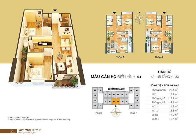 Cần bán gấp CC Đồng Phát Park View 431 Tam Trinh, căn góc 82m2, 3 ngủ tầng đẹp, giá 23 triệu ở ngay 0934634268 821382