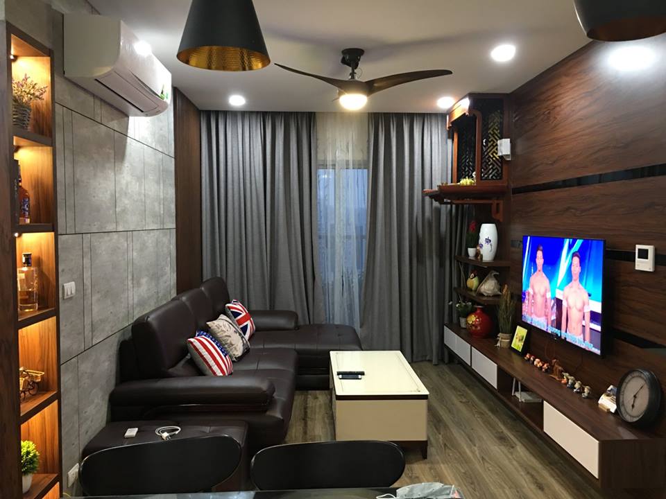 Cho thuê căn hộ chung cư Eco Green City Nguyễn Xiển, DT 76m2, 2 ngủ, giá 7 tr/th LH 0936496919 827621