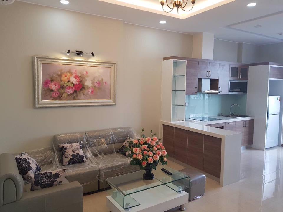 Cho thuê căn hộ chung cư Tràng An, giá 13 tr/tháng, 87m2, 2PN, full đồ 829790