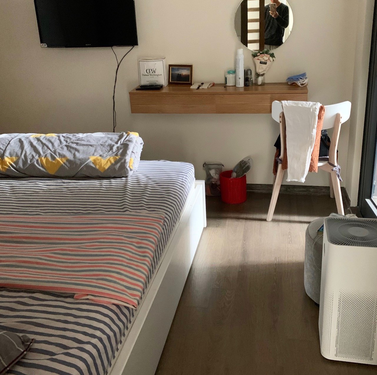 Cho thuê chung cư Flc Green Apartment 18 Phạm Hùng 45m 2PN 2WC Full nội thất cao cấp.L/H : 0963146006 995932