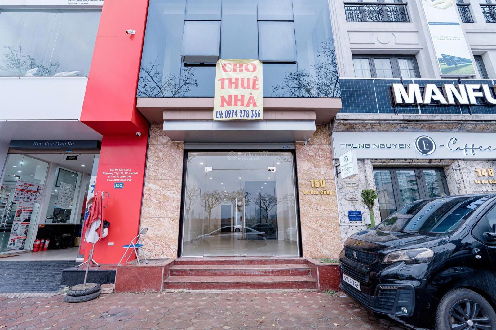 Cho Thuê Nhà Mặt Phố 150 Võ Chí Công, Tây Hồ 5 Tầng Thông Sàn, 2 Mặt Tiền, Có Thang Máy. 1105253