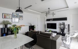 Cho thuê căn hộ tầng trung Vincom Bà Triệu, 132m, 2 PN, nội thất hiện đại cao cấp
